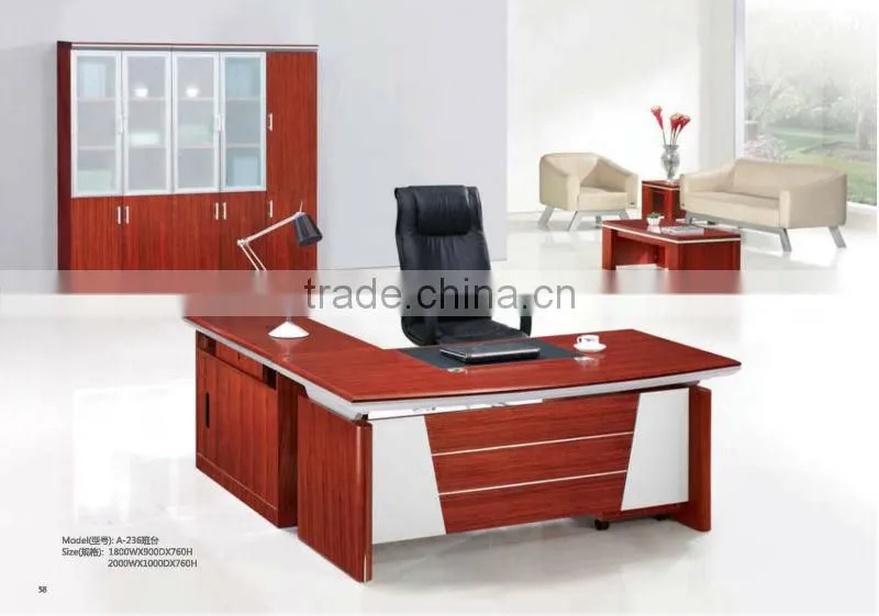 New Hot-selling modern desk modern office Wooden Series office desk with drawer A-236