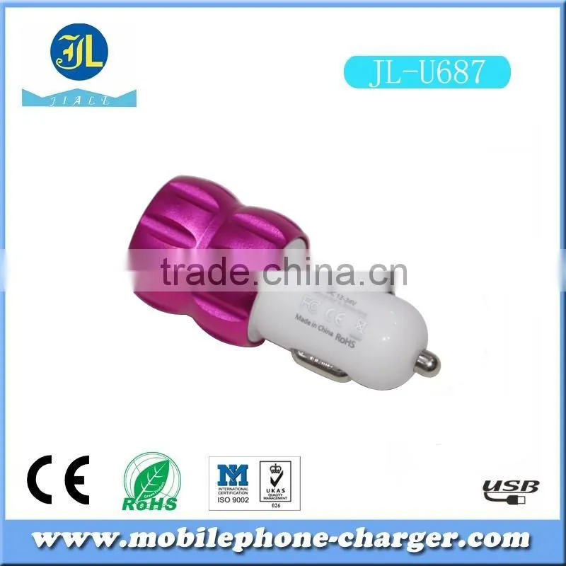 Fast Charge Output DC 5V USB power travel mobile car charger