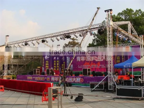 aluminium used stage truss