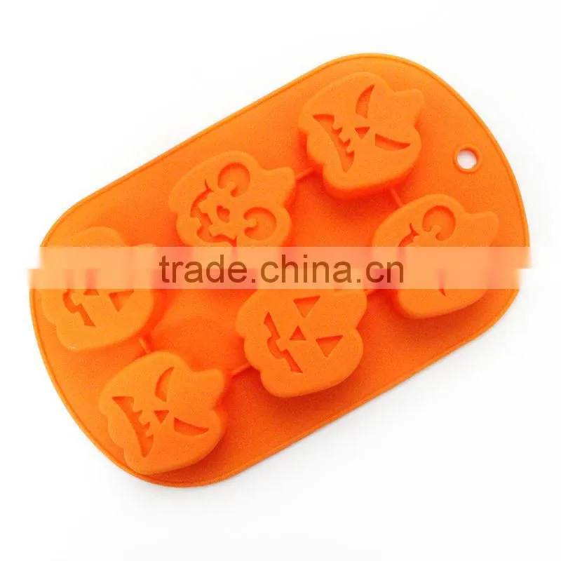 silicone rubber baking mould Hallowmas pumpkin cake mould All Saint's Day Mould silicone cookie mould tray B0142