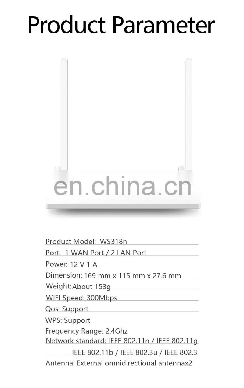 ALLINGE XYY538 Lte Router WS318n High Speed Router Wifi Router Wireless Support 32 Devices