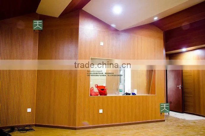 Wood grain interior sound proof door for theatre