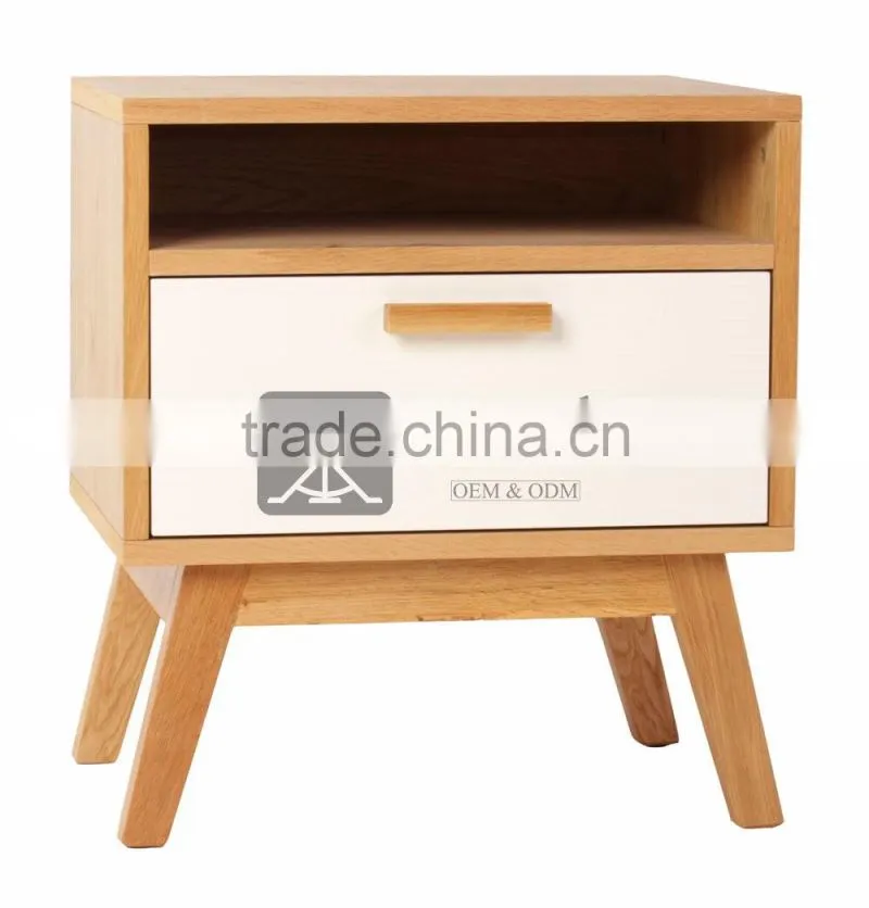 NI-177 Modern Jones Style Bedside Table