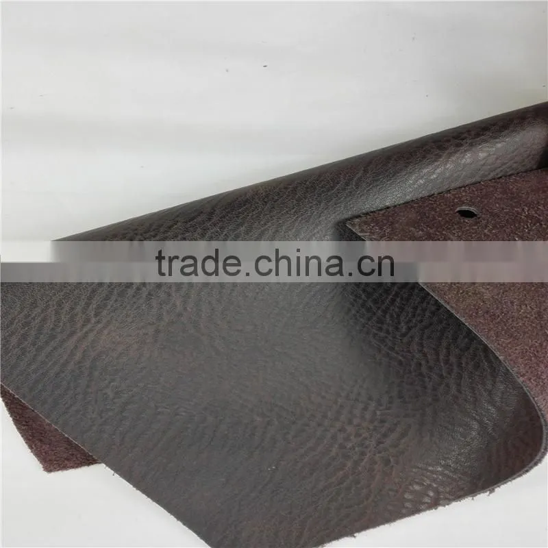 genuien cow leather manfacturer for mens slipper leather