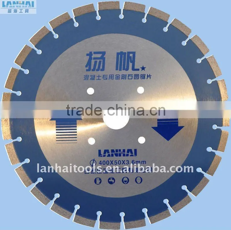 brazed concretet wall diamond saw blade for green concrete, cured concrete, reinforced concrete