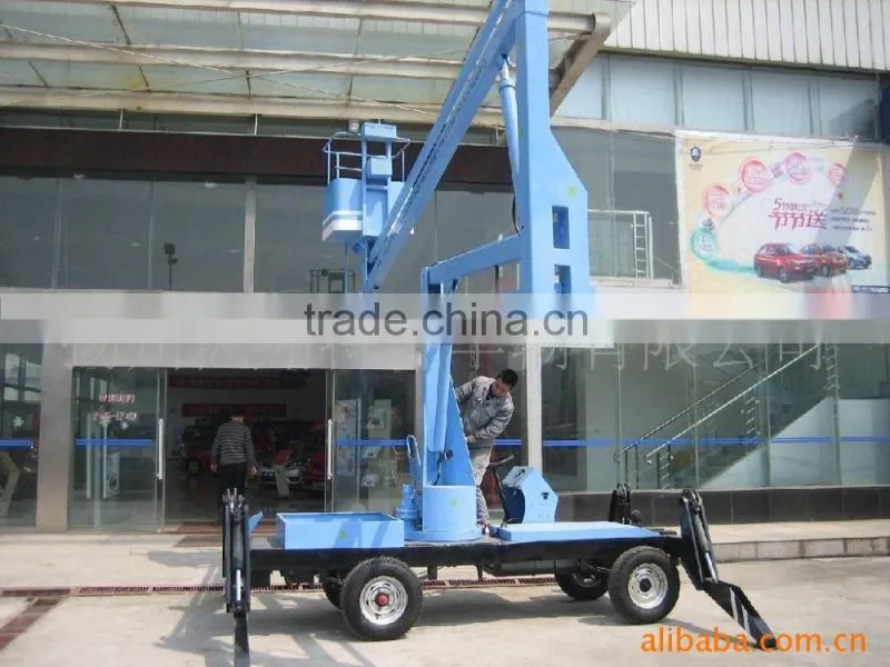 Telescopic Hydraulic Lift/Genie Boom Lift Tyre/Towable Boom Lift