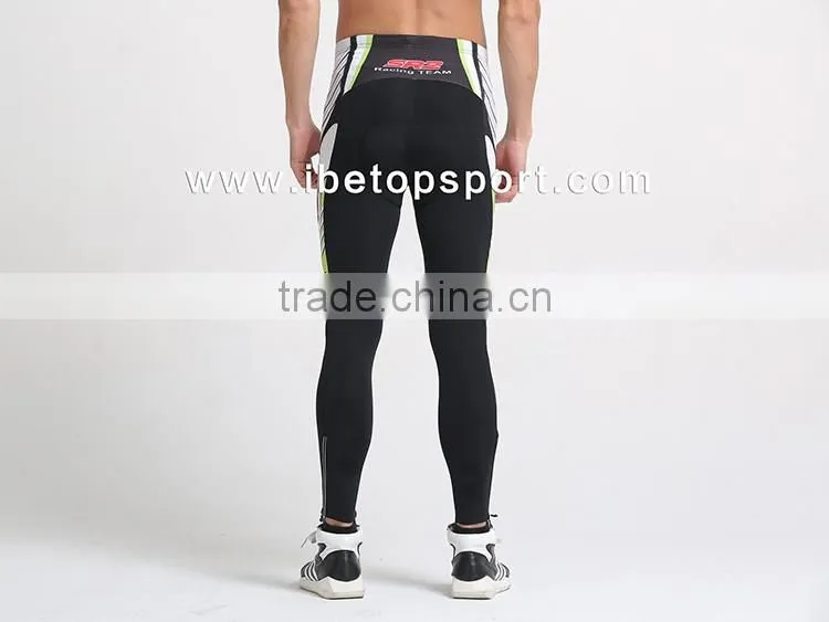 custom running compression cycling wear tights for men