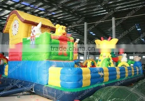 Weini castle 11x7m bouncer game inflatable playground game