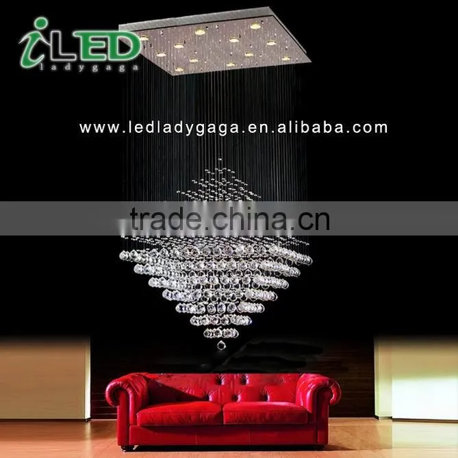 europe contemporary modern led crystal chandelier