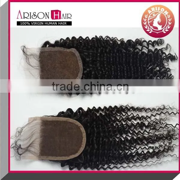 natural look lace closure New wholesale price natural color cheap lace closure piece