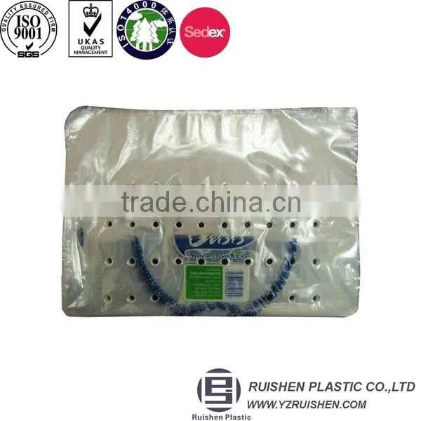 Bopp Loop Handle Vegetable Bag With Air Hole With Printing