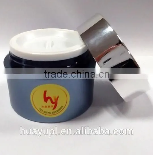 High-end thick wall PET cosmetic jars with screw cap