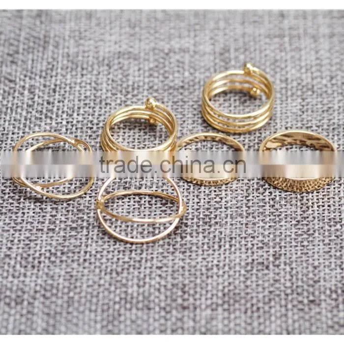 Gold ARMOR with MIDI Statement RING Metal SET
