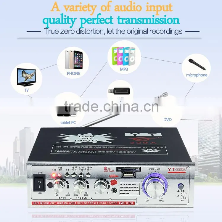 karaoke in philippines amplifier YT-329A /remote control mp3 player