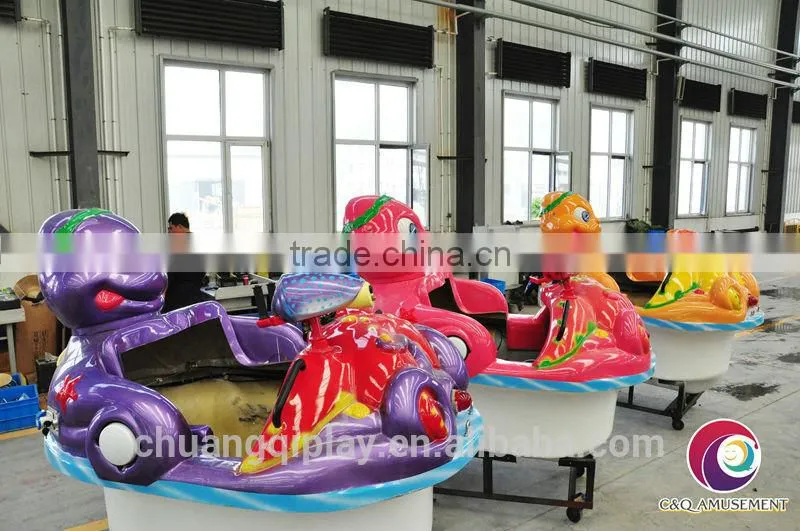 inflatable fiberglass bumper boat, electric battery bumper boat on sale, water park