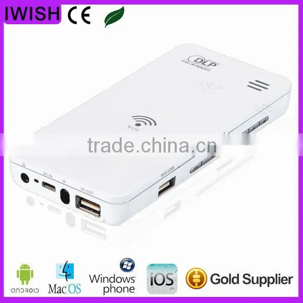 3D DLP mini projector support Android iOS Windows Mac
