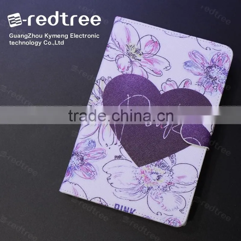 Colorful Pattern High Quality Rotating Leather Case for Ipad