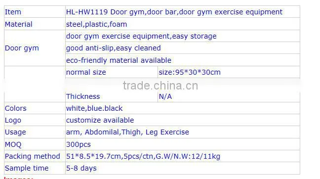 Best well oem high quality deqing price body gym door pull up ab shaper exercise equipment