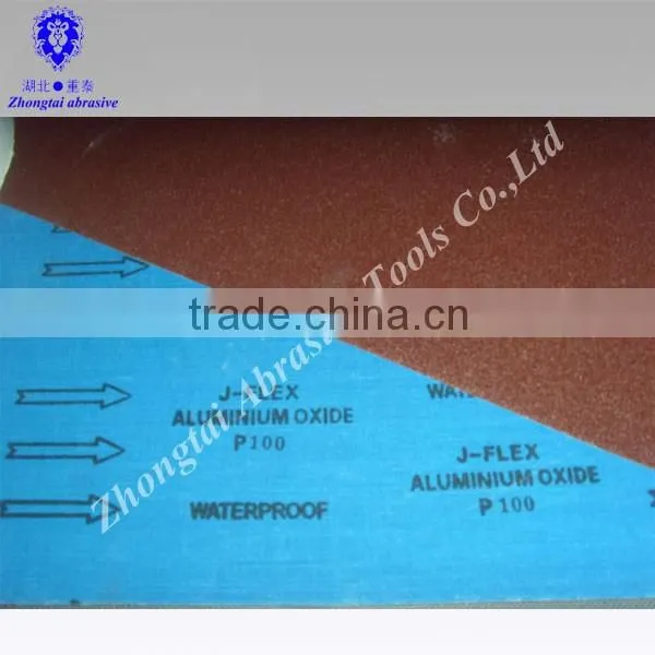 Flexible backing abrasive cloth roll/cotton cleaning cloth roll