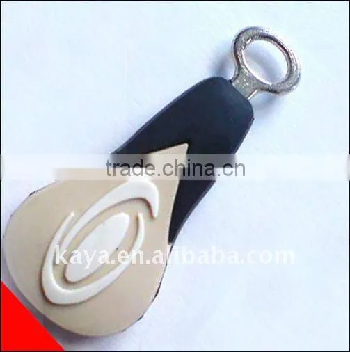 Fancy soft pvc zipper puller