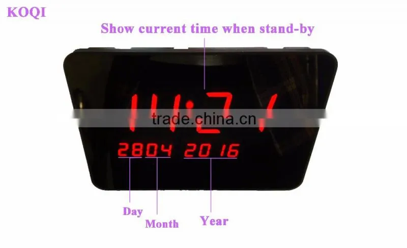 Electronic Table Buzzer System 433.92MHZ Wireless Waiter Call Pager Restaurant Electronic Bell Equipment K-2000C+K-F1-BB