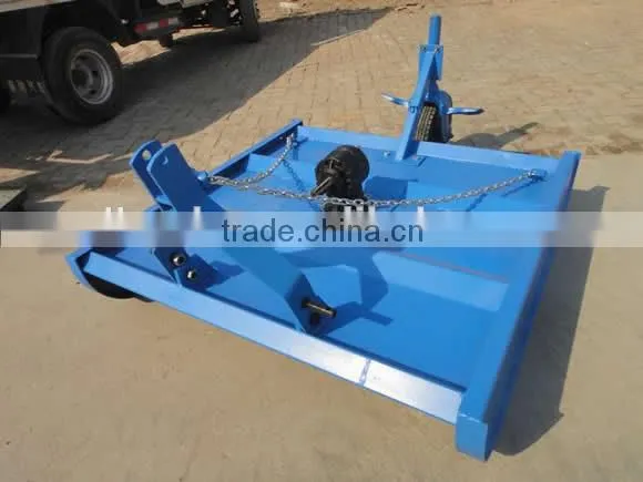 Tractor driven electric ride on lawn mower