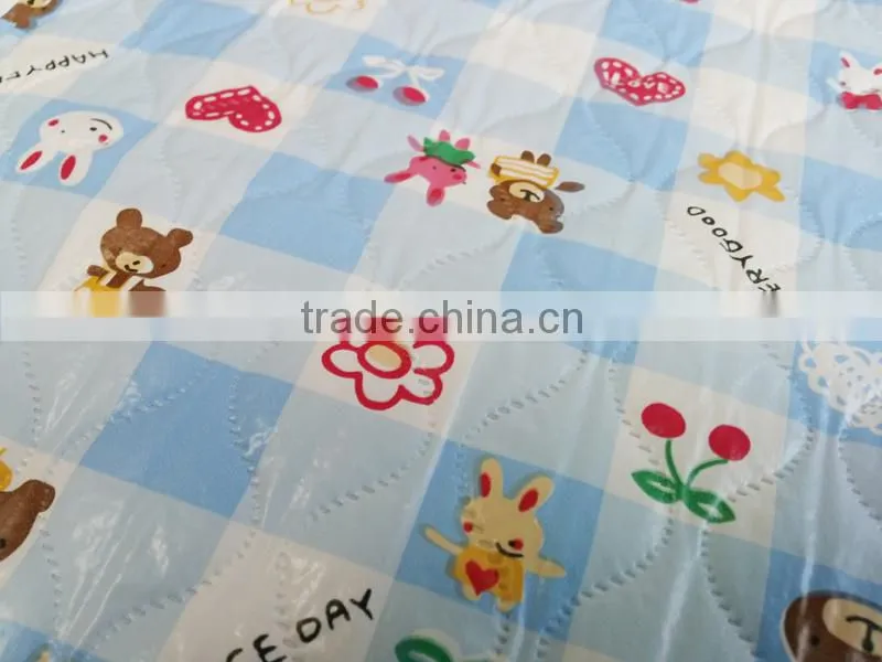 PVC/PE baby changing mat, waterproof & easy care & wipe clean & any sizes