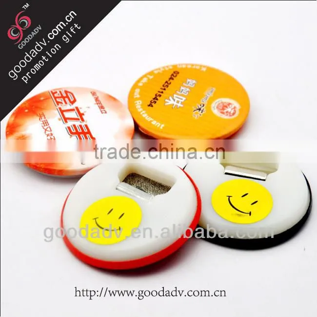 2014 New arrive refrigerator decoration magnet beer bottle opener