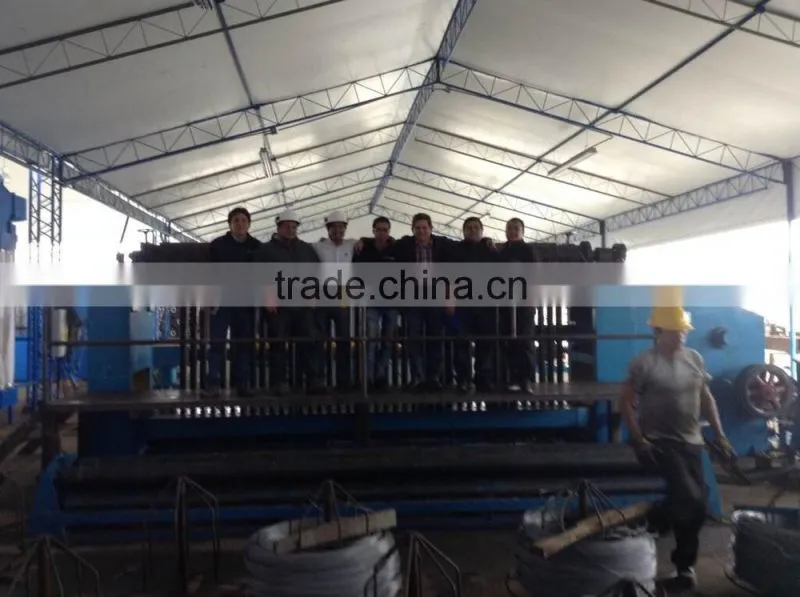 Supporting gabion machine, warping machine