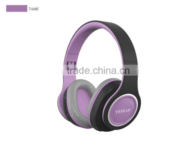 FOLDABLE WIRELESS BLUETOOTH STEREO HEADPHONES HIGH BASS HI-FI BLUETOOTH V2.1+EDR