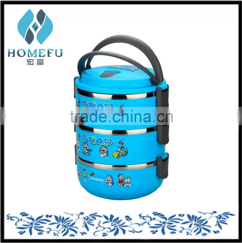 chaoan caitang kid food stainless lunch box containers compartments