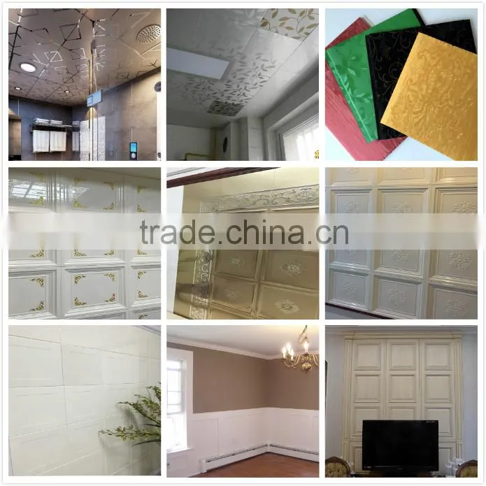 manufacture PVC wall panel