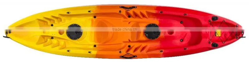 3.7M LLDPE 3 person sit on top China kayak