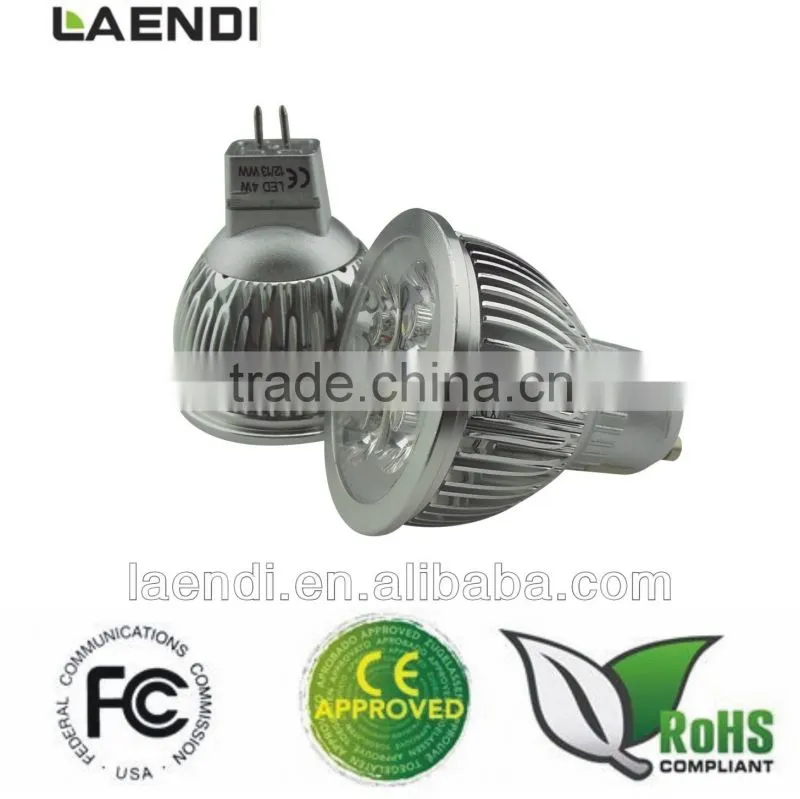 High brightness 4w LED spot light GU5.3 GU10 E27 optional
