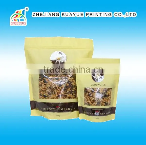 Customized New High Quality Zipper Standingup Pouch -- ISO/EU/FDA Aproved!