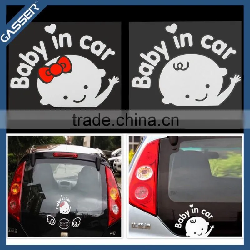 New style self adhesive beautiful printing car sticker design