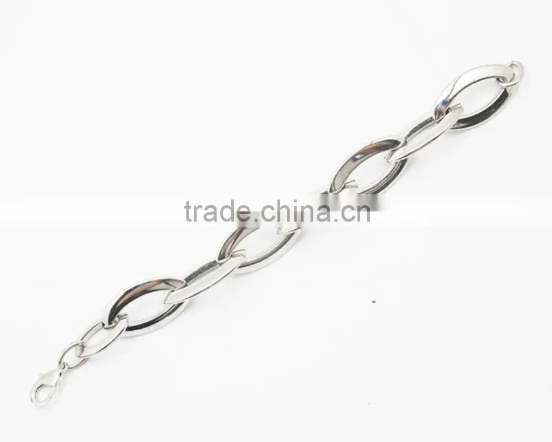 Trendy Hiphop Punk Style Stainless Steel Link&Chain Bracelet