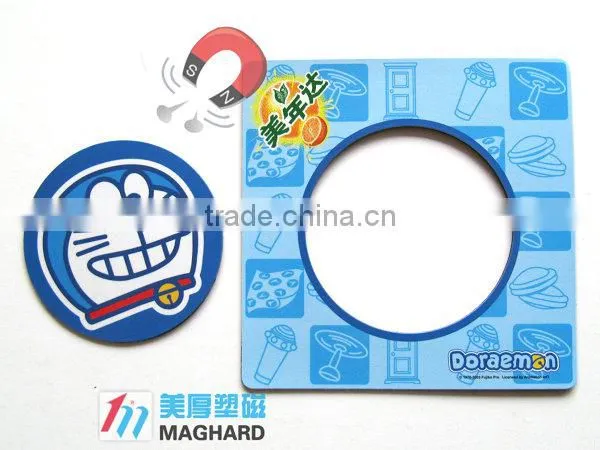 Doraemon design magnet fridge photo picture frame