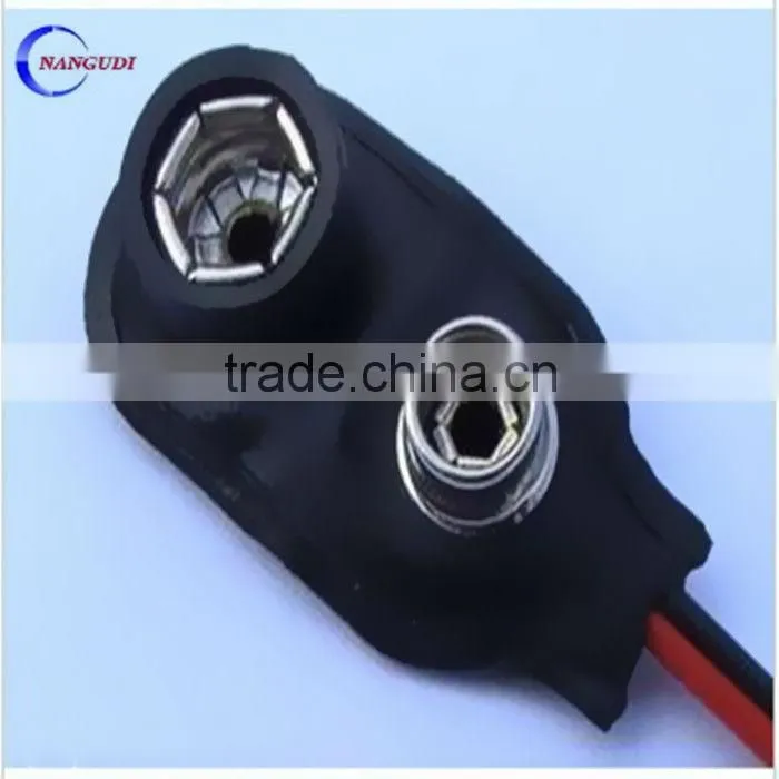 eco-friendly in line soft rubber 9volt battery holder