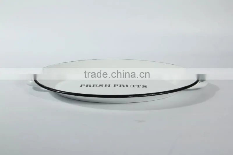 Enamel tray, enamel plate, enamel pallet