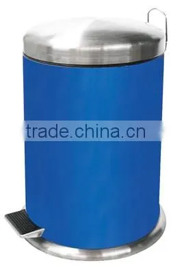 5l stainless steel foot pedal bin for office and medical