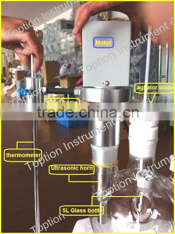 Modern energy-saving portable ultrasonic cell disrupter