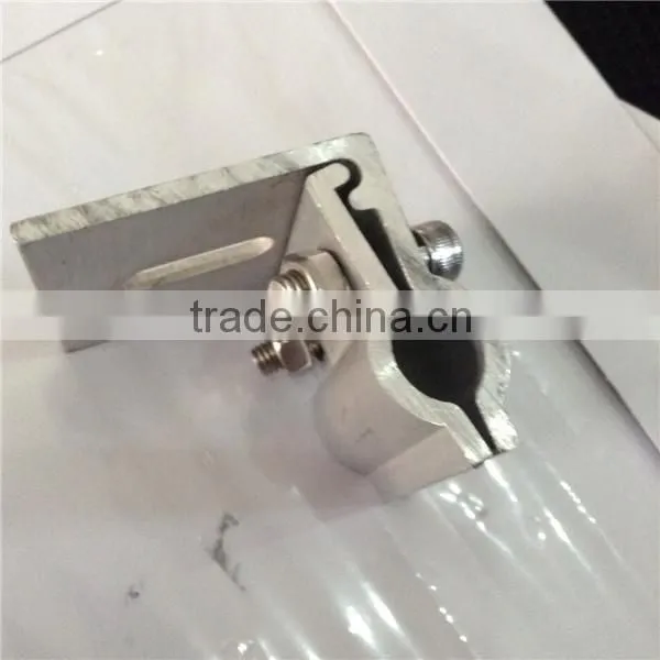 cheap aluminum adjustable clamps for solar mounting brackets metal roof clamp