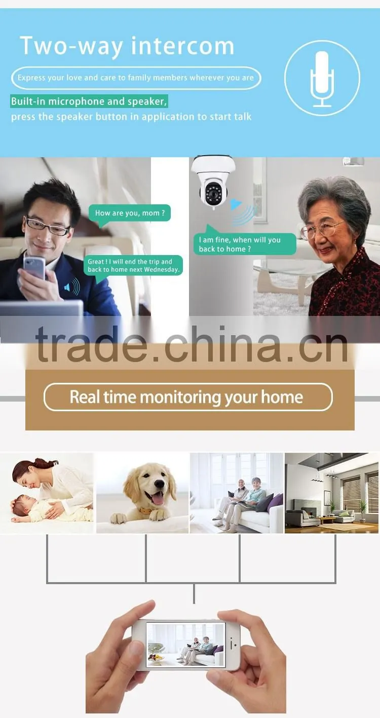 Wireless camera Kit Plug & Play 1.0MP HD 720P IP Camera P2P Pan IR night version WiFi Wireless Network IP Security