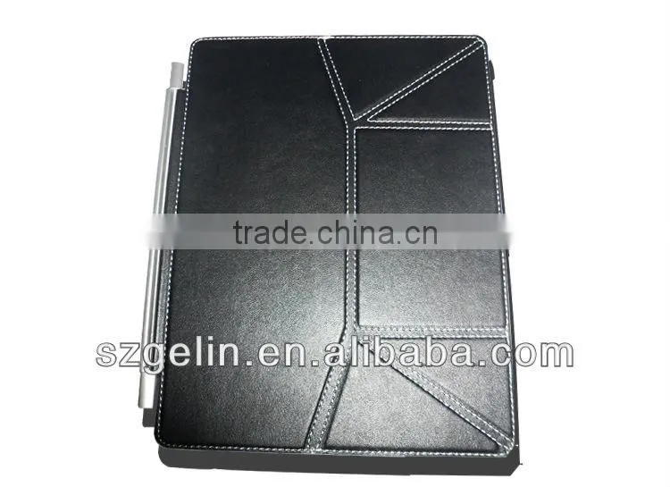 protective pu leather case for apple ipad 2