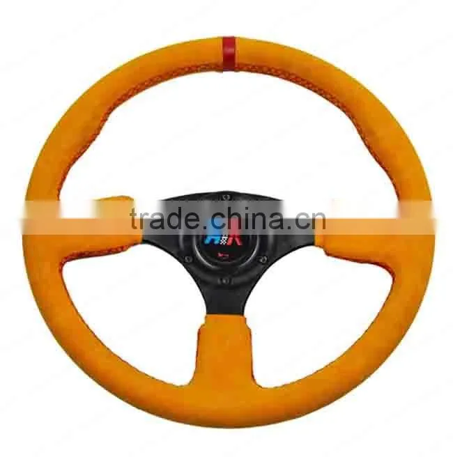 Racing leather steering wheel