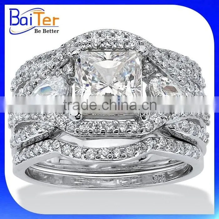 Custom Channel Setting Color Stones Stainless Steel Gay Men Ring Wholesale