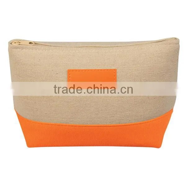 Promotional Allure jute Cosmetic Bag/makeup bags