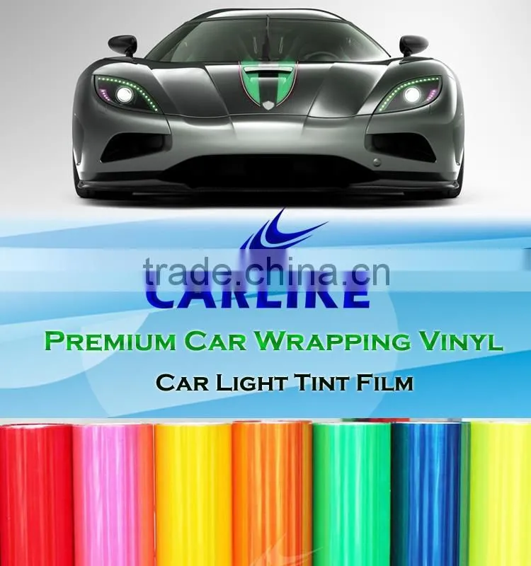 SINO CAR STICKER Waterproof PVC Vinyl Sticker Car Headlight Tint Film