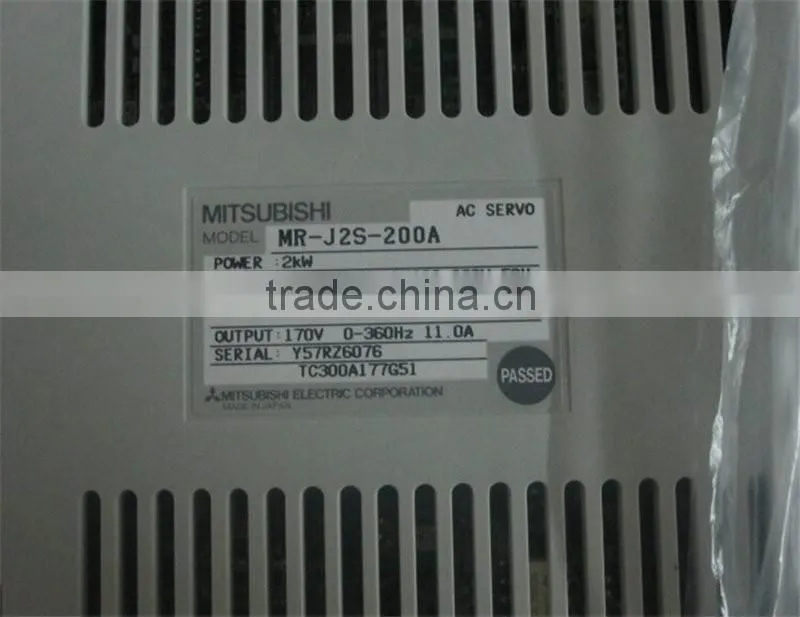 Original new MR-J2S-200A 220v 2kw mitsubishi servo motor driver
